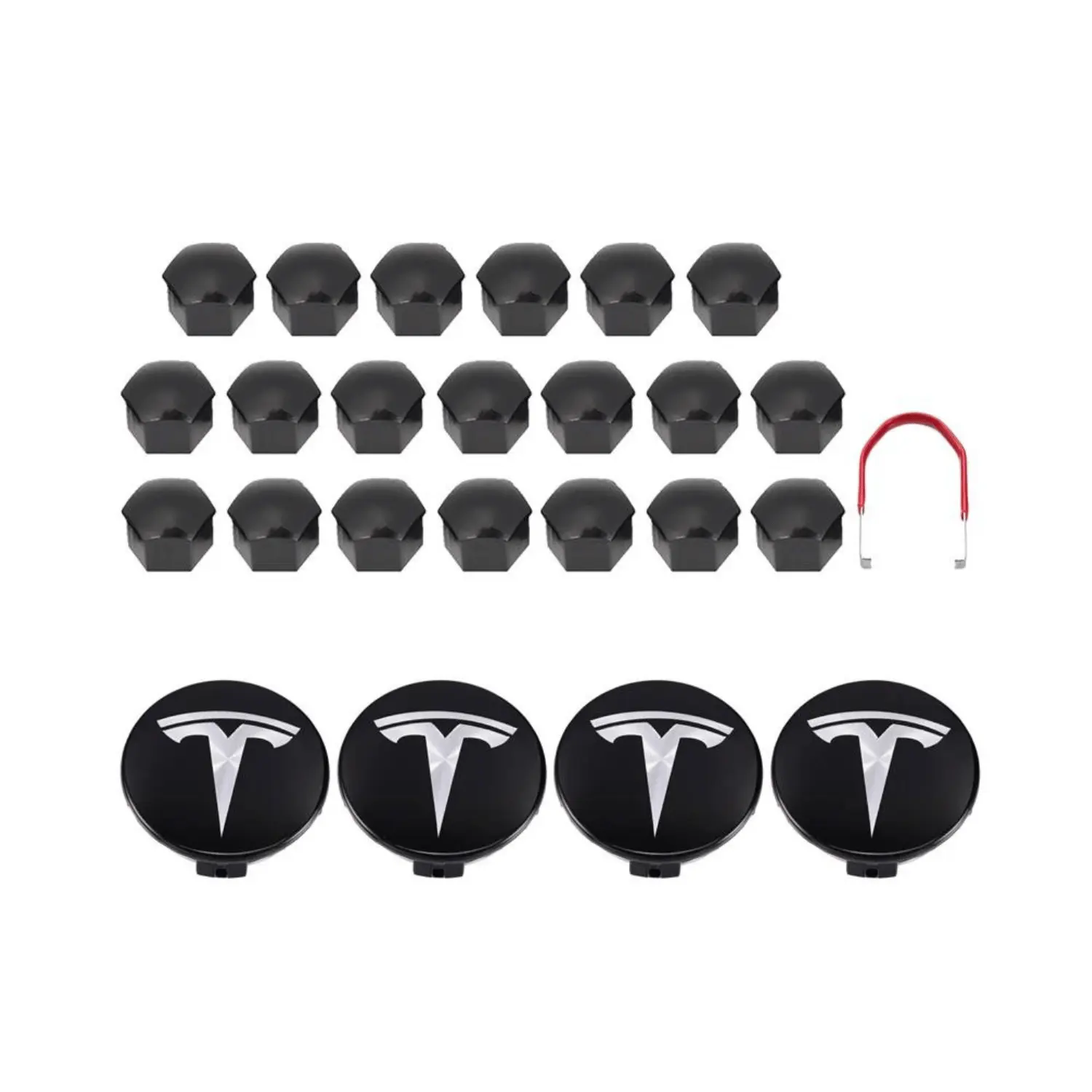Kit capace protectie (butuc / prezon) – Tesla Model 3